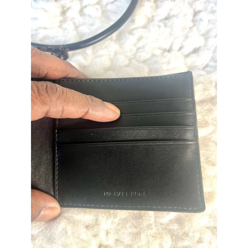 Michael Kors Cooper graphic logo billfold wallet